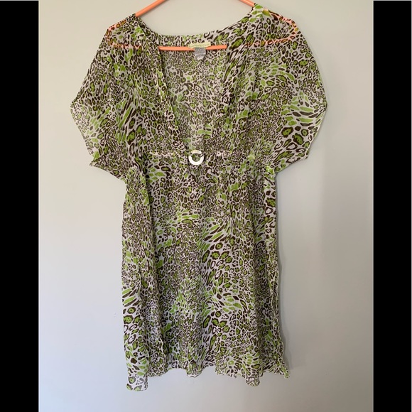 Pineapple Cove Swimsuit Cover Sz L - Picture 1 of 7